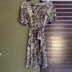 Shein women’s snake print dress size large
